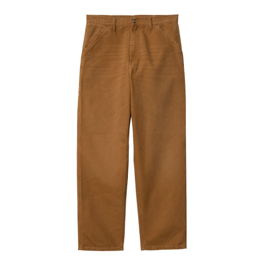 Carhartt WIP - Single Knee Pant Dearborn - DEEP H BROWN / Brun - Bukser