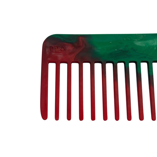 RE-COMB - Hair Comb - GREEN / RED / Grøn||Rød - Accessories