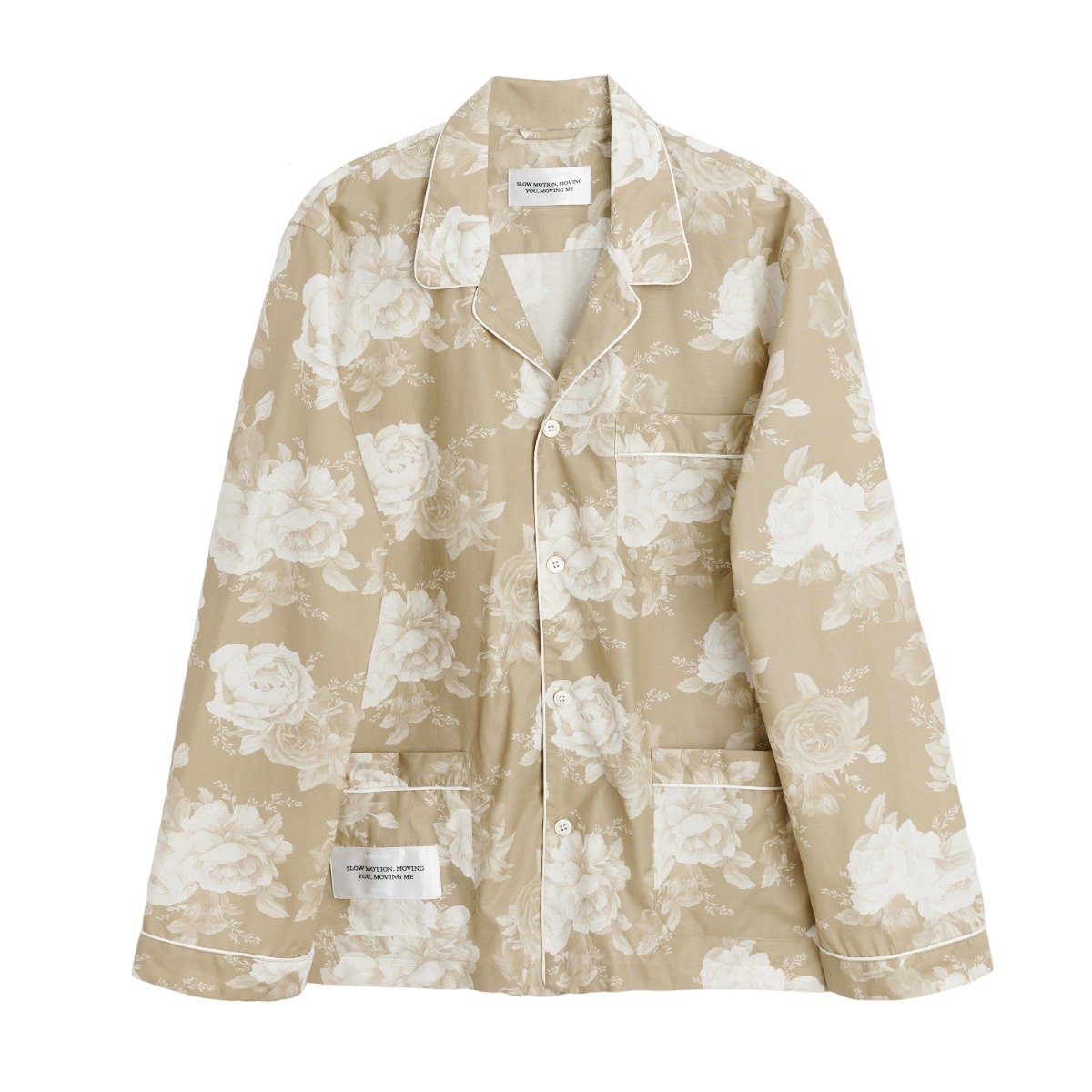 Magniberg - Sweet Shirt - BEIGE PEONY / Beige||Mønster - Skjorter