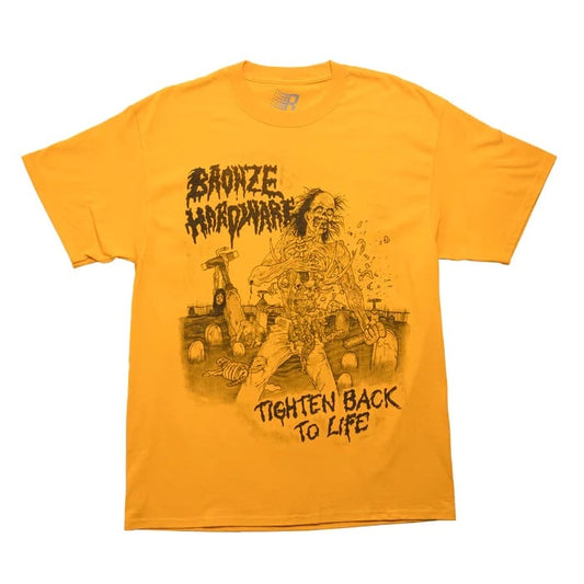 Bronze 56K - Tighten back to Life Tee - GOLD / Gul - T-Shirts