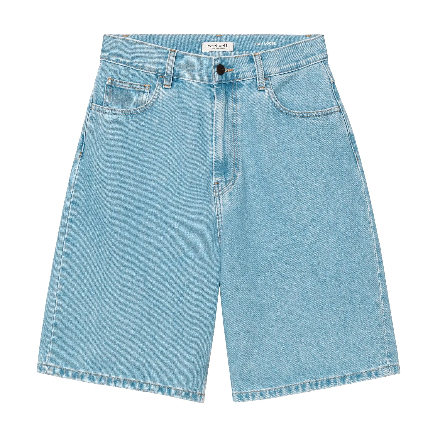 Carhartt WIP RW J Loose jeans i lys stonewashed denim med roomy fit og fem lommer