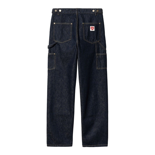 Carhartt WIP - W' Nash DK Pant - BLUE RINSED / Blå - Bukser