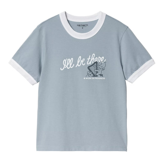 Carhartt WIP - W' S/S I'll Be There T-Shirt - FROSTED BLUE HEAVY S / Blå - T-Shirts