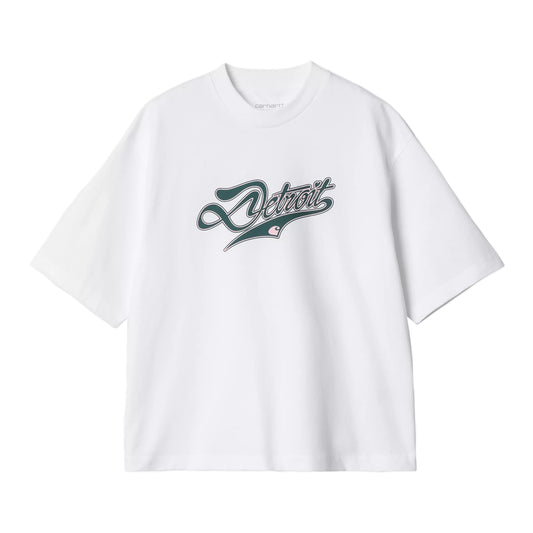 Carhartt WIP - W' S/S Slap Shot T-Shirt - WHITE / Hvid - T-Shirts