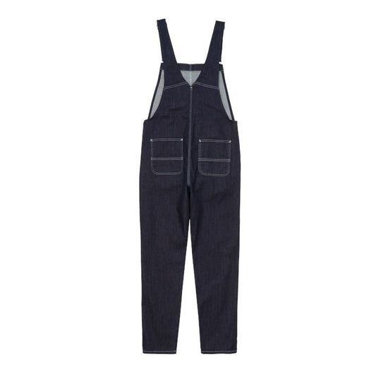 W' Bib Overall Blue Rinsed