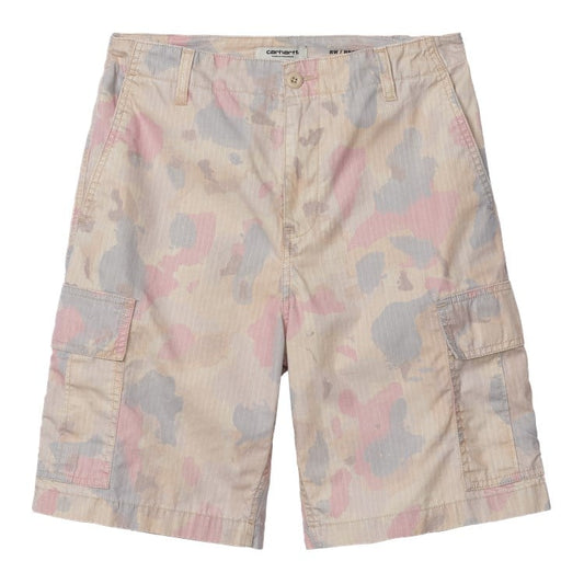 Carhartt WIP - W' Cargo Short - CAMO TIDE, PALE QUAR / Camouflage - Shorts