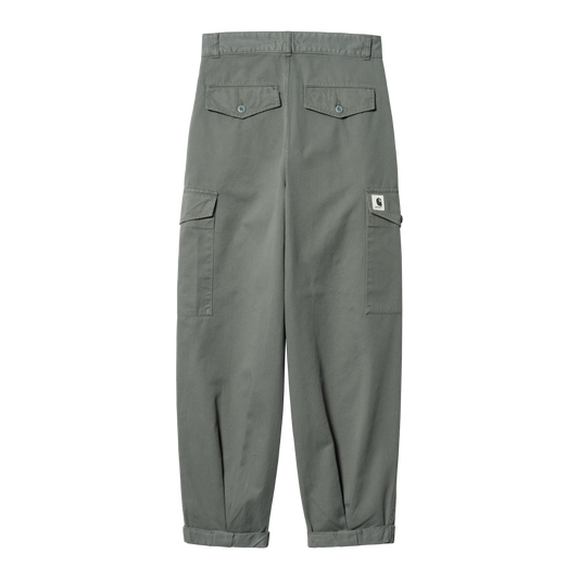 Carhartt WIP - W' Collins Pant - SMOKE GREEN / Grøn - Bukser