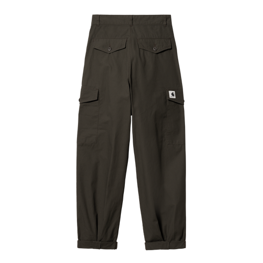 Carhartt WIP - W' Collins Pant - CYPRESS RINSED / Grøn - Bukser