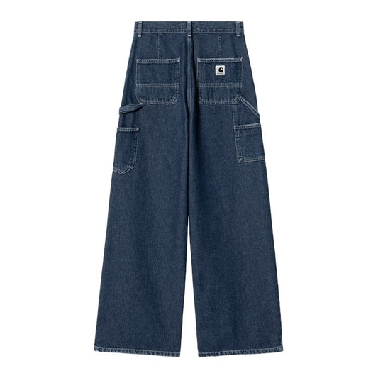 Carhartt WIP - W' Jens Pant - BLUE STONE WASHED / Blå - Bukser
