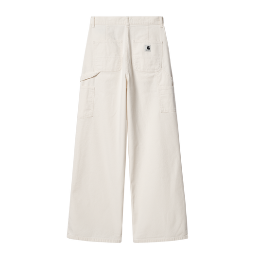 Carhartt WIP - W' Jens Pant - WAX STONE WASHED / Hvid - Bukser