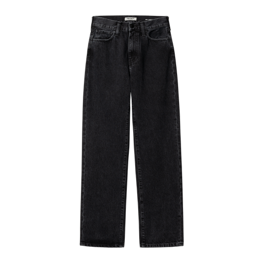 Carhartt WIP - W' Noxon Pant - BLACK STONE WASHED / Sort - Bukser