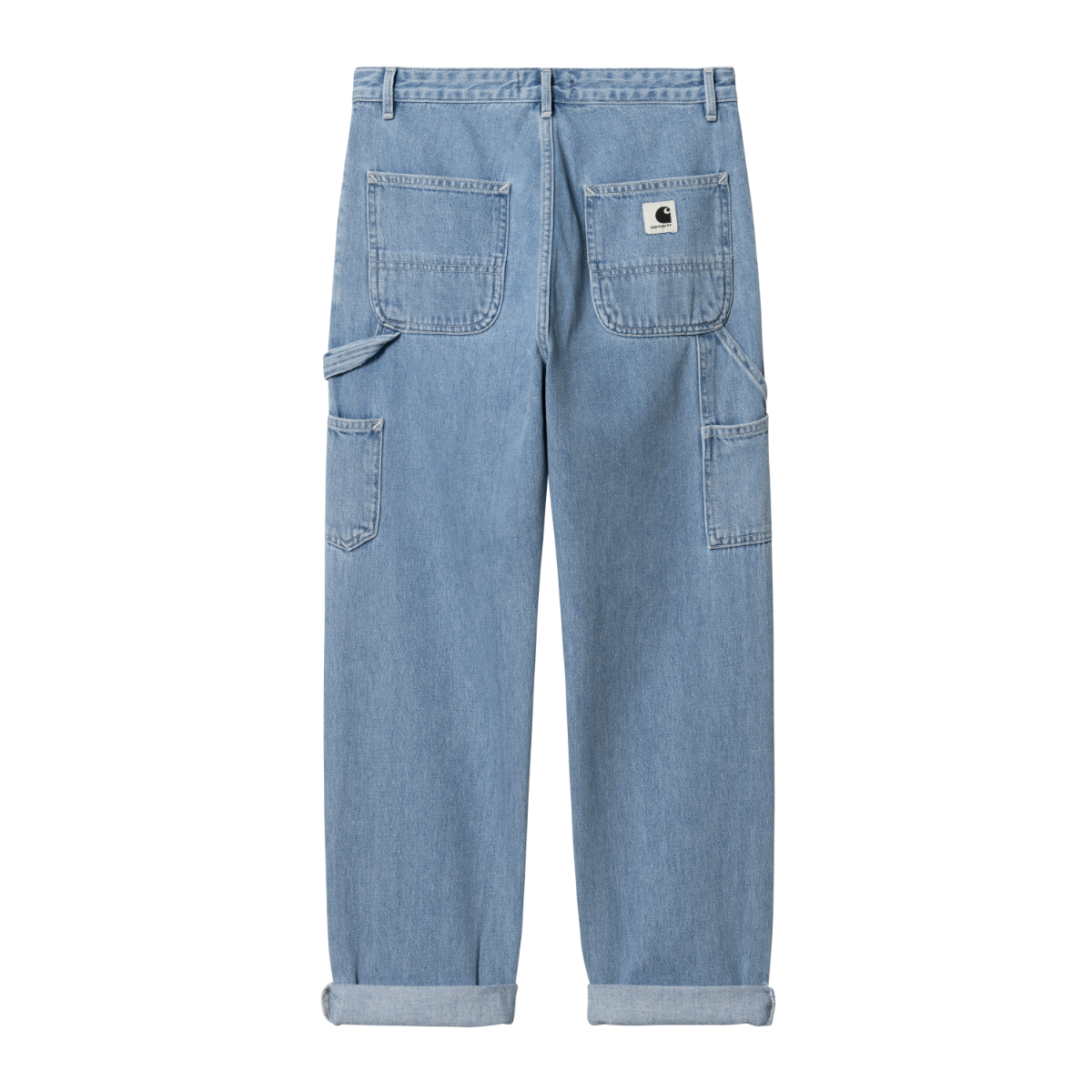 Carhartt WIP - W' Pierce Pant Maverick - BLUE STONE BLEACHED / Blå - Bukser