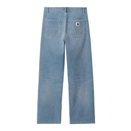 Carhartt WIP - W' Simple Pant Norco - BLUE LIGHT TRUE WASH / Blå - Bukser