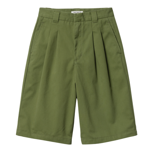 Carhartt WIP - W' Tristin Short - KIWI RINSED / Grøn - Shorts