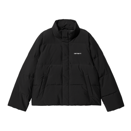 Carhartt WIP - W' Yanie Jacket - BLACK / WHITE / Sort - Jakker