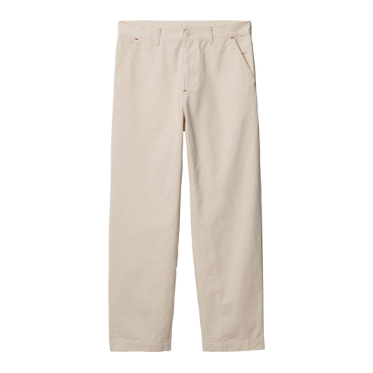 Carhartt WIP - Wesley Pant - NATURAL RINSED / Hvid - Bukser