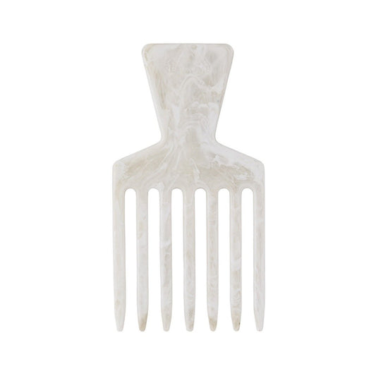 RE-COMB - Hair Pik - CLEAR / WHITE / Hvid - Accessories